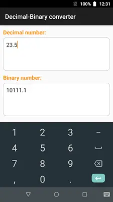 Binary Calculator android App screenshot 3